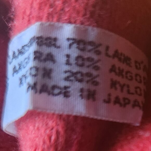 Rare Vintage Alfred Sung Wool Gloves - 2-tone Red Very Collectible - Picture 7 of 7